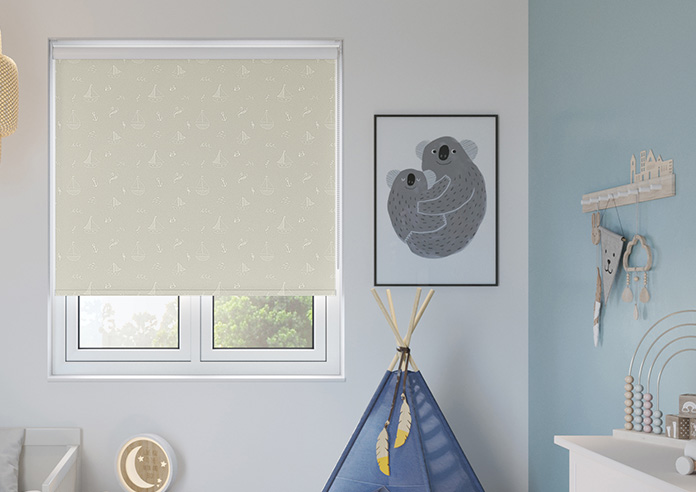 Seaside Sailing, Boat Brown - Twist&Fit Roller Blind - Image 3
